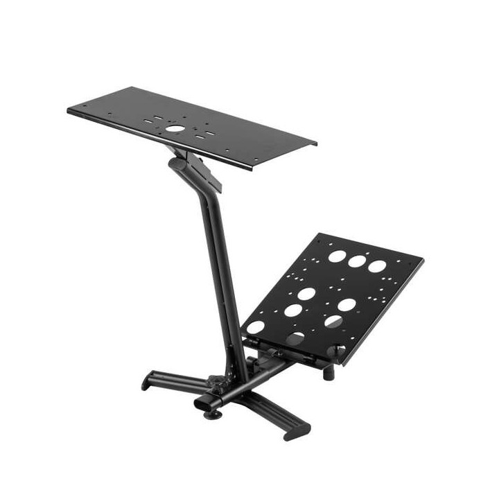 FR-TEC Estructura Metalica para Volante y Caja de Cambios - Doble Punto de Sujecion - Regulable en Altura y Distancia - Antides