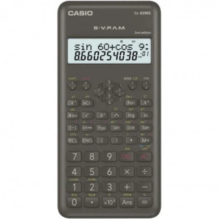 Casio Calculadora Cientifica FX-82MS 2ª Ed.- Pantalla LCD de 2 Lineas - 240 Funciones Integradas - 8 Memorias de Variables - C