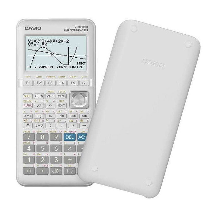 Casio FX-9860GIII Calculadora Cientifica Grafica - Pantalla de 8 Lineas - Graficas Simultaneas de Distintas Funciones - Calculo
