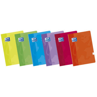 Oxford Classic Pack de 10 Libretas Grapadas Formato A5+ Cuadriculado 4x4mm - 48 Hojas con Margen - Tapa Blanda Plastificada - C