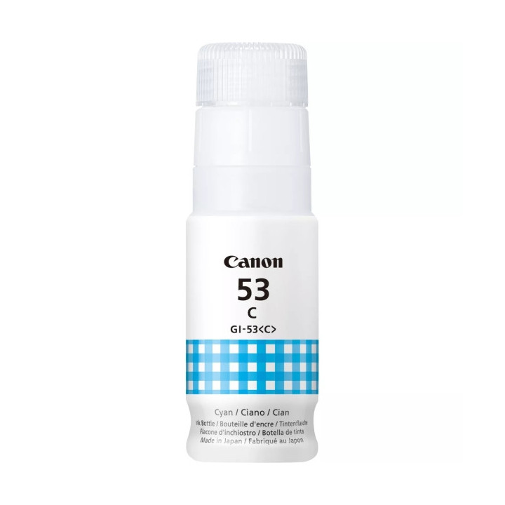 Canon GI53 Cyan Botella de Tinta Original - GI53C/4673C001