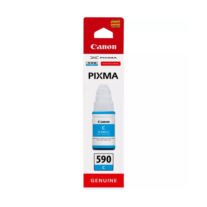 Canon GI590 Cyan Botella de Tinta Original - GI590C/1604C001