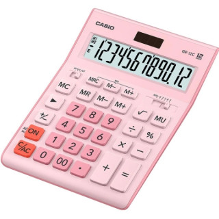 Casio GR-12C Calculadora de Sobremesa de 12 Digitos - Pantalla Extragrande - Simbolos de Comando de Funcion - Alimentacion Sola
