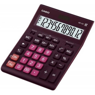 Casio GR-12C Calculadora de Sobremesa de 12 Digitos - Pantalla Extragrande - Simbolos de Comando de Funcion - Alimentacion Sola