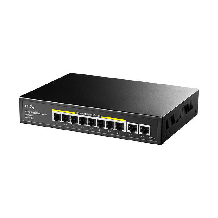 Cudy GS1010PE Switch Gigabit PoE+ de 10 Puertos