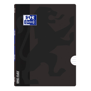 Oxford School Openflex A5 Libreta Grapada - Tapa de Plastico Resistente - 1 Linea con 2 Margenes - 48 Hojas de Papel de Alta Ca
