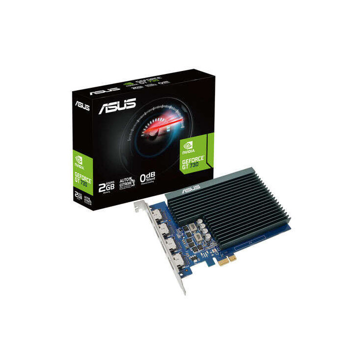 Asus GeForce GT 730 Tarjeta Grafica 2GB GDDR5 NVIDIA - PCIe 2.0