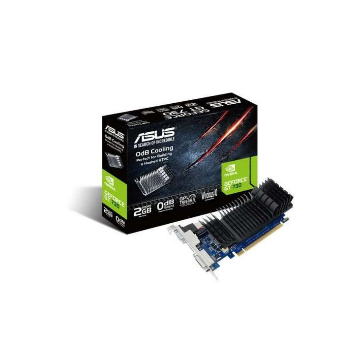 Asus GeForce GT 730 Tarjeta Grafica 2GB GDDR5 Perfil Bajo