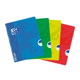 Oxford School Classic Openflex A5 Libreta Grapada - Tapa de Plastico Resistente - 1 Linea con 2 Margenes - 48 Hojas - Colores S