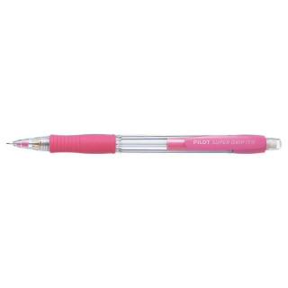 Pilot Portaminas SuperGrip H185 - Trazo 0.5mm - Mina HB - Cuerpo Rosa