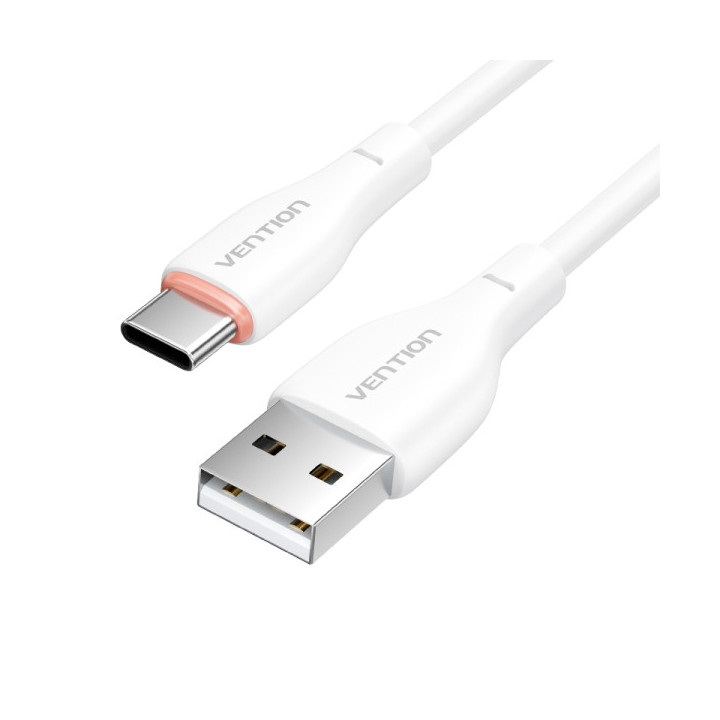 Vention Cable de Carga USB-A/USB-C - 480Mbps - 3A - 15W Max - Color Blanco