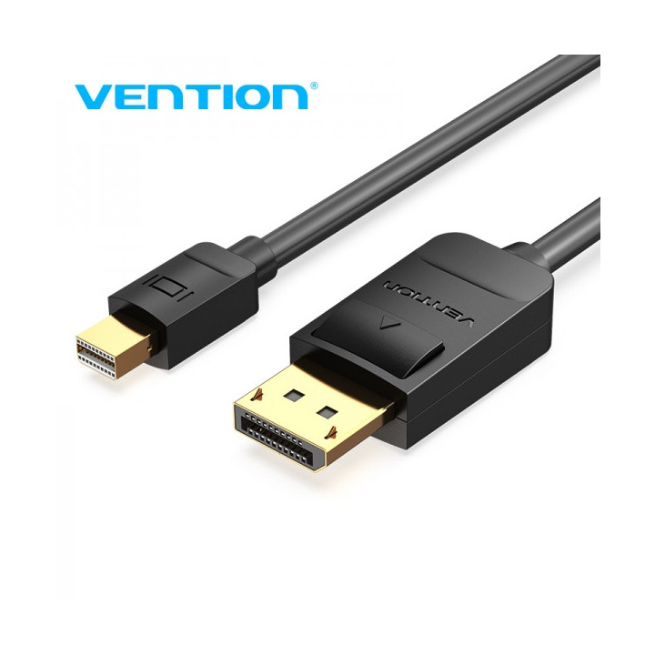 Vention Cable Mini DP Macho a DP Macho 1.2 4K - 2m - Color Negro