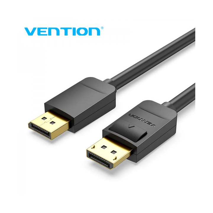 Vention Cable Displayport Macho a Displayport Macho 1.2 4K - 3m - Color Negro