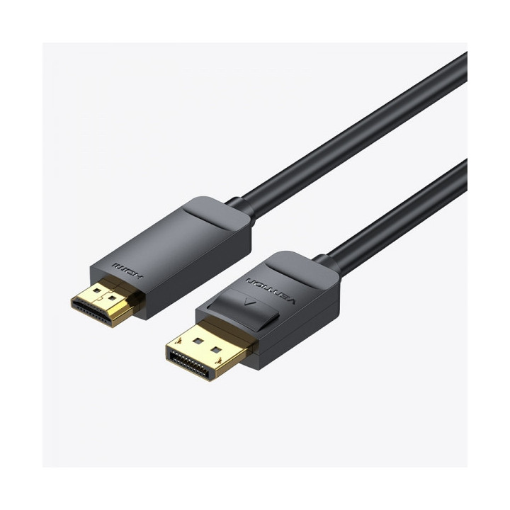 Vention Cable Conversor DisplayPort Macho a HDMI Macho 4K - 1m - Color Negro