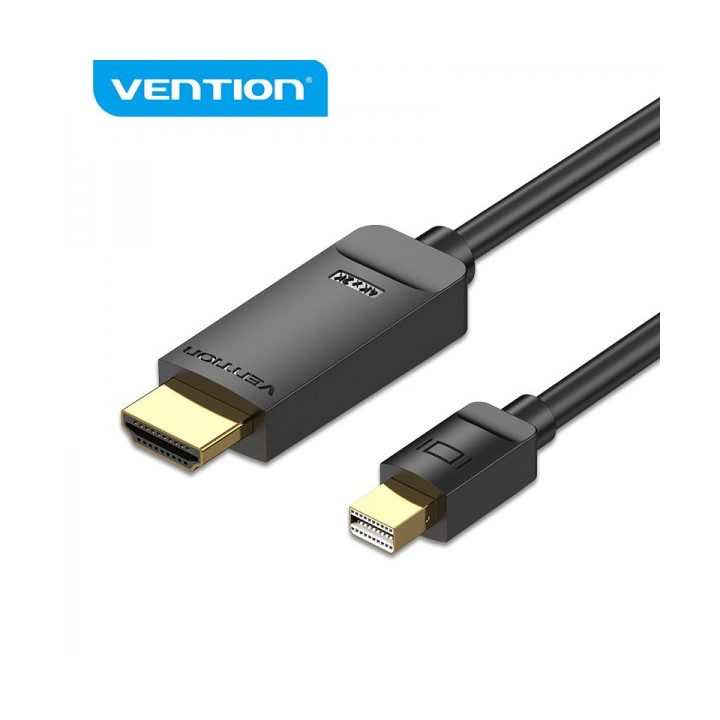 Vention Cable Conversor Mini Displayport Macho a HDMI Macho - 1.5m - Color Negro