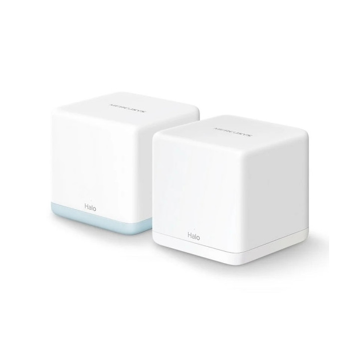 Mercusys H32G Sistema Wi-Fi 5 Mesh AC1200 Dual Band - 2 Unidades Halo - Cobertura hasta 260 m² - Color Blanco