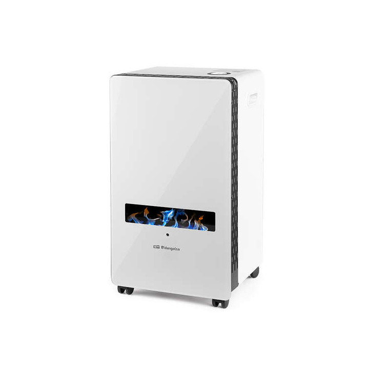 Orbegozo HBF 120 Estufa Llama Azul - Potencia 3800W - Clase Energetica A - Triple Sistema de Seguridad - Transportable y Practi