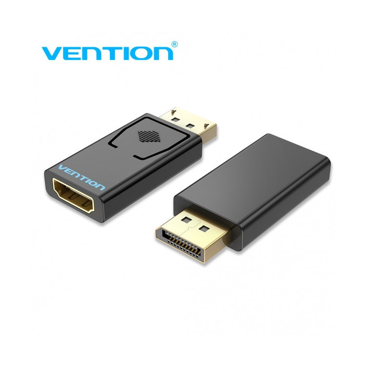 Vention Adaptador Displayport Macho a HDMI Hembra - Color Negro