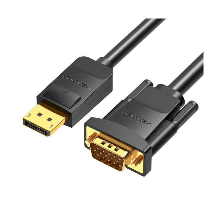 Vention Cable DisplayPort Macho a VGA Macho - 5m - Color Negro