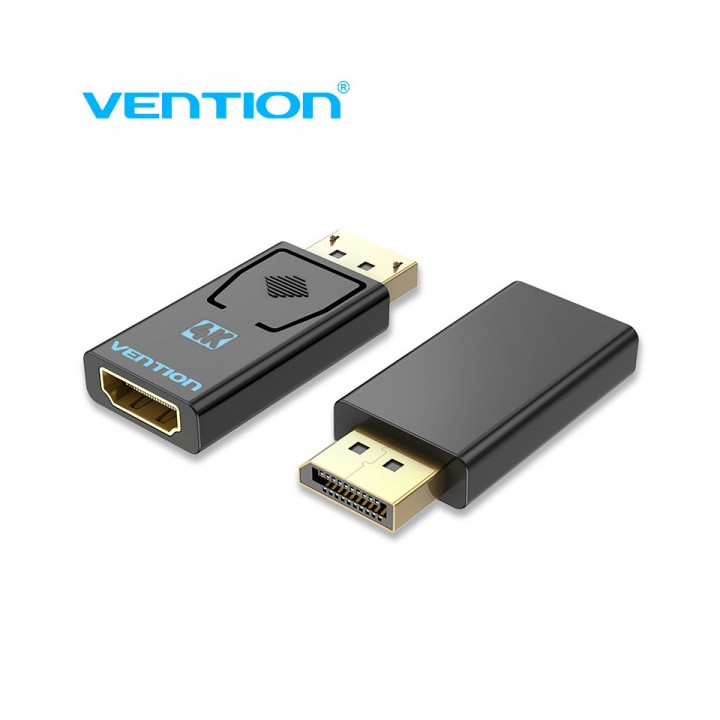 Vention Adaptador Displayport Macho a HDMI Hembra - Color Negro