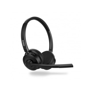 Urban Factory Movee Auriculares Supraaurales de Diadema para Conferencia - Bluetooth 5.3 - Color Negro