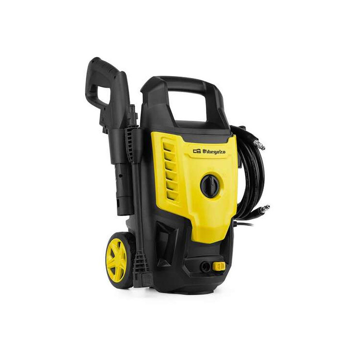 Orbegozo HDL 1400 Hidrolimpiadora Potente y Eficiente - 105 Bares de Presion - Caudal de 330 L/H - Boquilla de Espuma con Depos