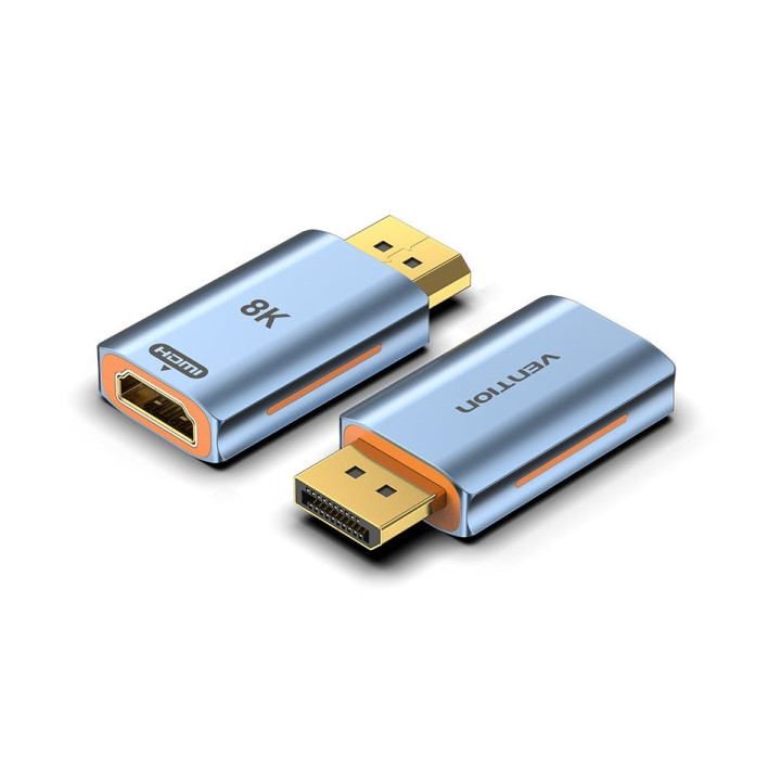 Vention Adaptador Displayport 1.4 8K Macho a HDMI 2.1 8K Hembra - Color Azul