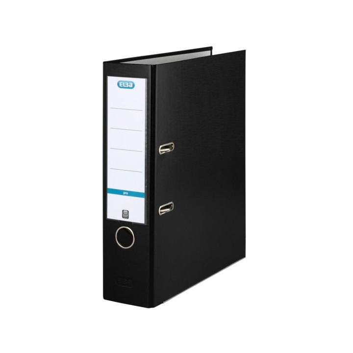 Elba Archivador Palanca Rado Top A4 - Resistente y Duradero - Capacidad para 80mm de Documentos - Tamaño A4 - Color Negro