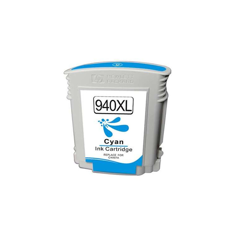 HP 940XL Cyan Cartucho de Tinta Generico - Reemplaza C4907AE
