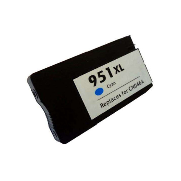 HP 951XL Cyan Cartucho de Tinta Generico - Reemplaza CN046AE/CN050AE