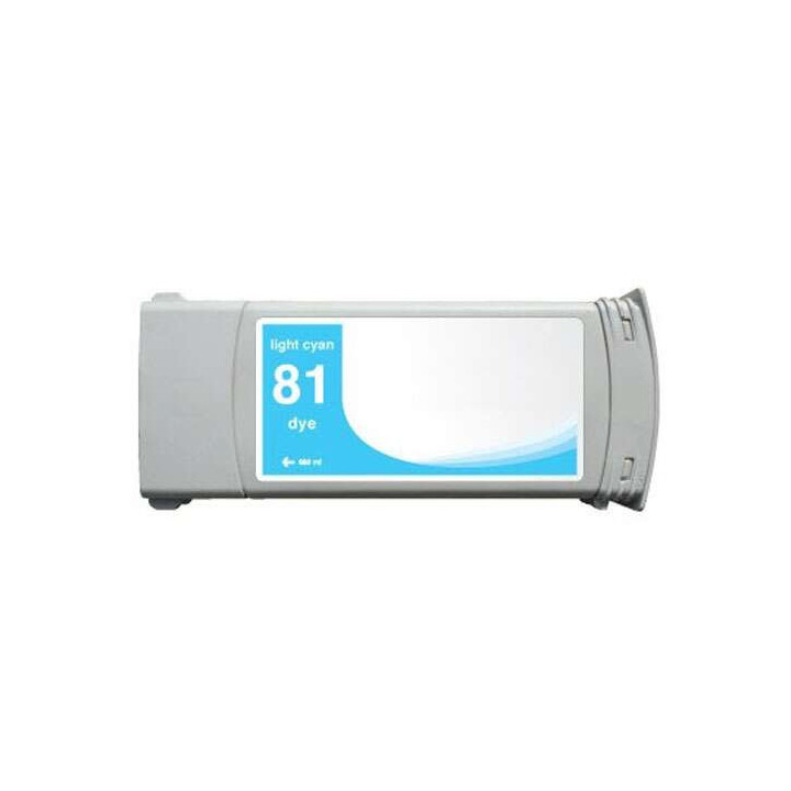 HP 81 Cyan Light Cartucho de Tinta Generico - Reemplaza C4934A