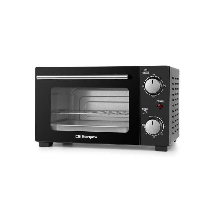 Orbegozo HO 985 Horno Electrico Multifuncion Potencia 800W - Capacidad 10L - Selector de Calor Superior - Inferior o Simultaneo