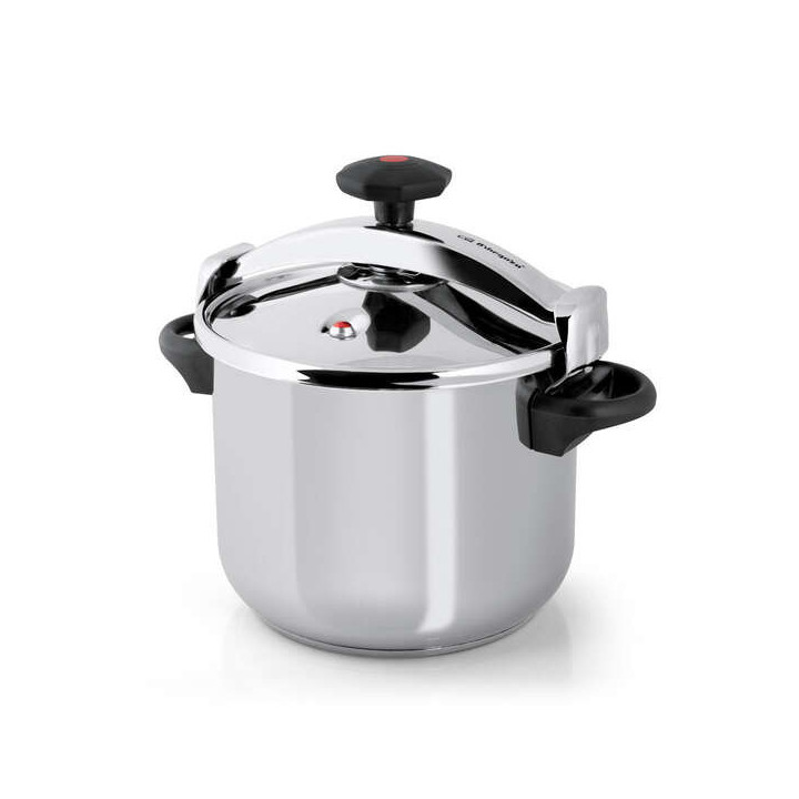 Orbegozo HPL 8070 Olla Clasica a Presion - Capacidad 8 Litros - Triple Seguridad - Regulacion de Presion Interna - Fondo Sandwi