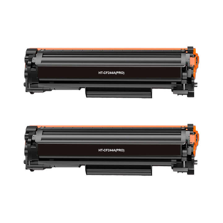 HP CF244A Negro Pack de 2 Cartuchos de Toner Genericos - Reemplaza 44A
