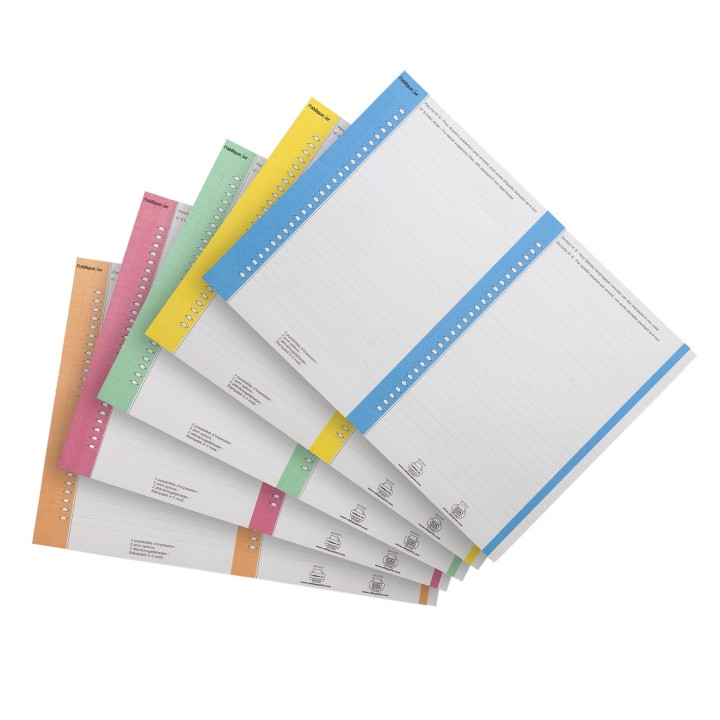 Elba Bristol Pack de 10 Hojas A5 por 27 Etiquetas para Visores Laterales Carpeta Colgante Nº 8 14.4x06mm - Resistente Material