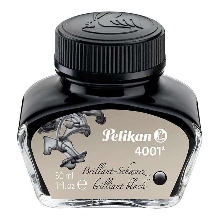 Pelikan Tinta 4001 No.78 - Frasco 30ml - Frasco de 30ml - Asegura el Perfecto Funcionamiento de la Estilografica - Color Negro