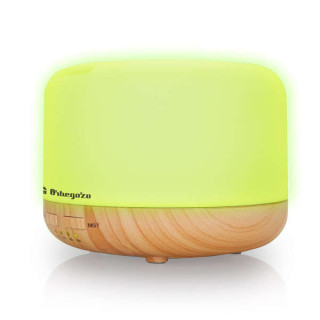Orbegozo HUA 4000 Humidificador de Aromaterapia Ultrasonico Vapor Frio - 400ml - 30ml/H Temporizador - 7 Colores - Silencioso I