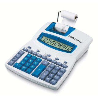 Ibico 1221x Calculadora Semi-Profesional Pantalla LCD 12 Digitos - Impresion a 2 Colores - Velocidad de Impresion 2.4 Lineas po