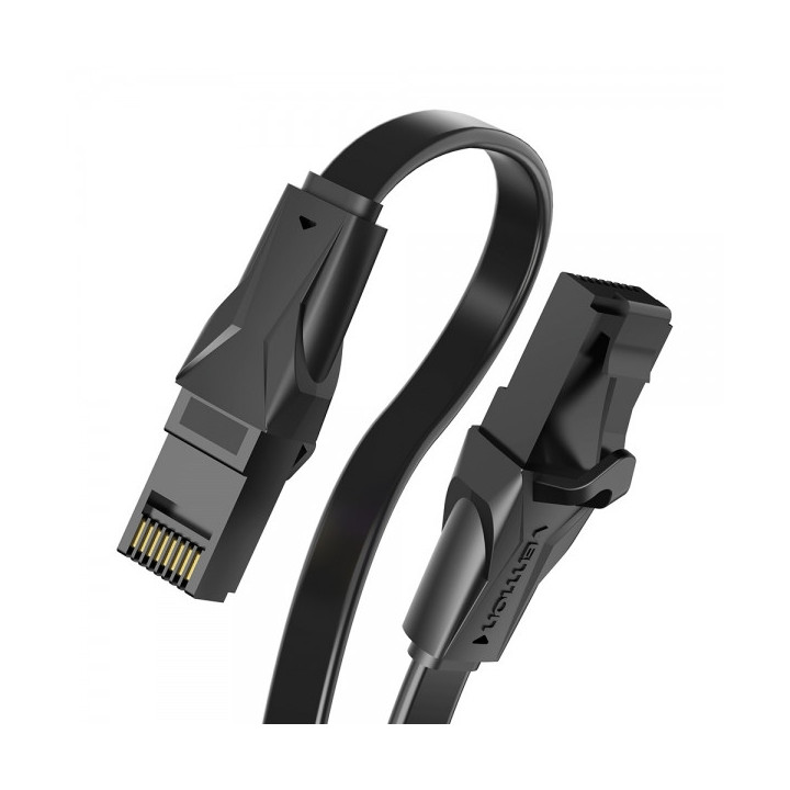 Vention Cable de Red UTP RJ45 Cat6 Plano - 1m - Color Negro