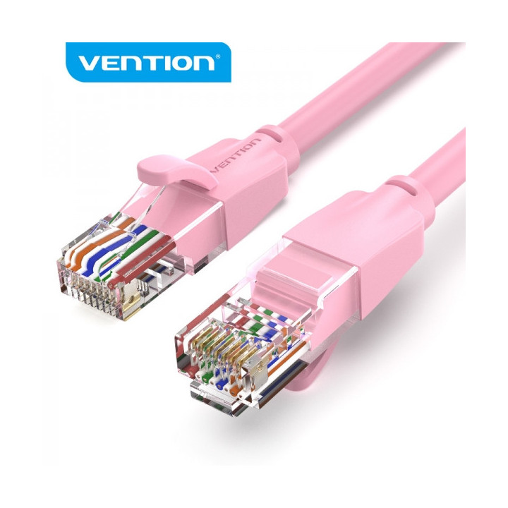 Vention Cable de Red RJ45 UTP Cat.6 - 2m - Color Rosa