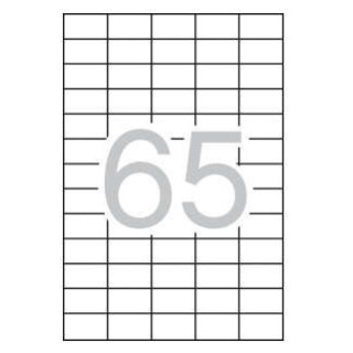 Apli Pack de 1.625 Etiquetas 38x21.2mm - Adhesivo Permanente - Cantos Rectos - Aptas para Impresion y Fotocopias - Color Blanco