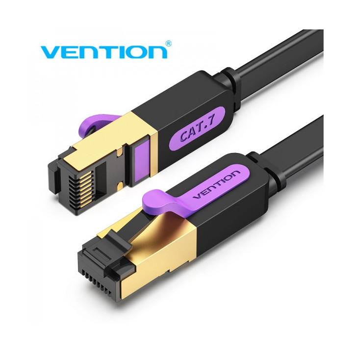 Vention Cable de Red STP RJ45 Cat.7 - 1.5m - Color Negro