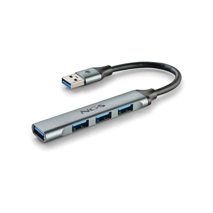 NGS IHUB4 Micro Hub USB 3.0 - 1 Puertos USB 3.2 - 3 Puertos USB 2.0
