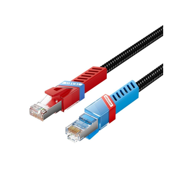 Vention Cable de Red SFTP RJ45 Cat.8 -  0.5m - Gaming - Color Negro