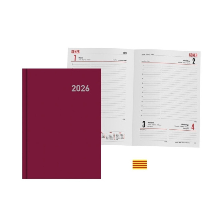 Ingraf Paris Agenda Anual en Catalan - Dia Pagina - Viernes