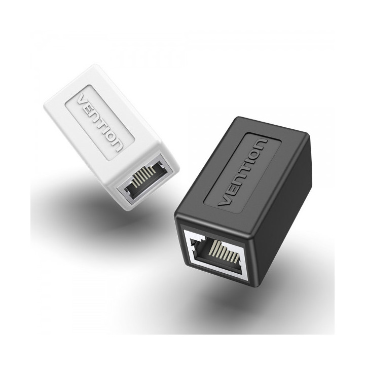 Vention Pack de 5 Adaptadores Conector RJ45 Cat.6 FTP Hembra a Hembra - Color Negro