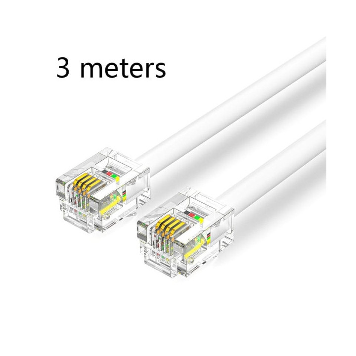 Vention Cable de Telefono RJ11 - 3m - Color Blanco