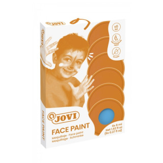 Jovi Estuche de 6 Botes Maquillaje Crema - Hipoalergenico - Base Grasa - Facil Aplicacion - Gran Cobertura - sin Parabenos - Fa