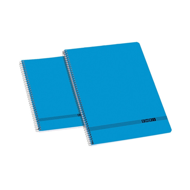 Enri Oficina Fº Tapa Blanda Cuaderno Espiral Liso - Tamaño Fº - Tapa Blanda - Cuaderno con Espiral - Ideal para la Oficina -