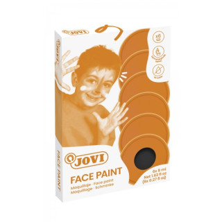 Jovi Estuche de 6 Botes 8ml Maquillaje Crema - Hipoalergenico - Base Grasa - Facil Aplicacion - Gran Cubricion - Mezclables - s